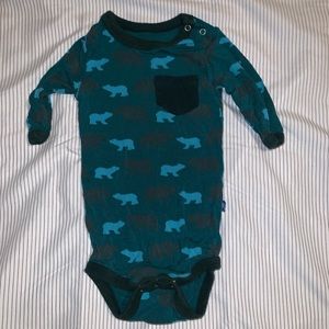 Kickee long sleeve onesie 3-6 months